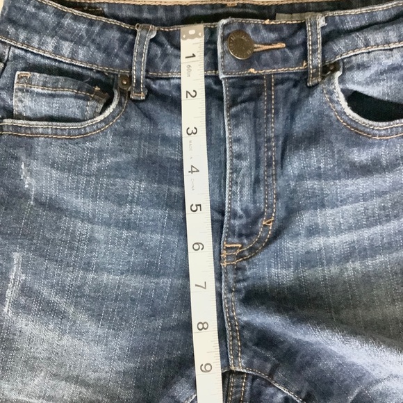 AEROPOSTALE Jean Distressed Denim Shorts Size 2 - Picture 6 of 7